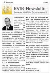 BVfB Newsletter 01 2014