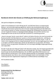 BVfB Newsletter 09 2019